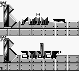 Brainbender title screen for GameBoy
